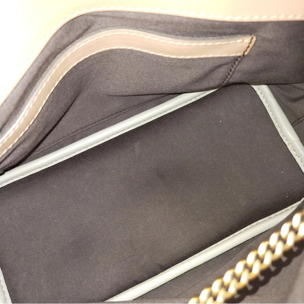 Chloe Tan Mini Baylee Tote Bag with Crossbody Strap - Picture 7 of 8